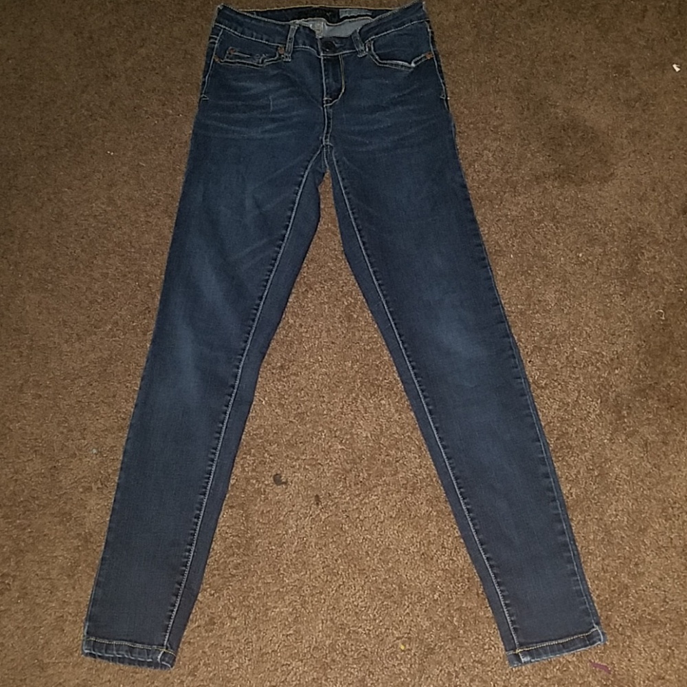 Dark blue jeans